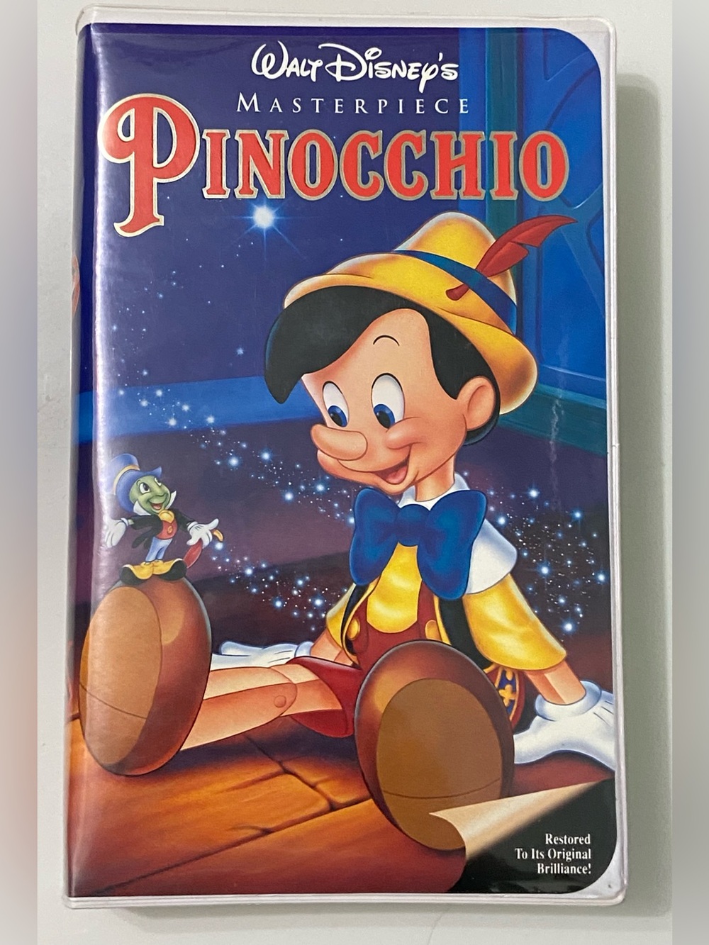 Vintage Walt Disney Masterpiece Pinocchio VHS Original Seal Never Opened Classic